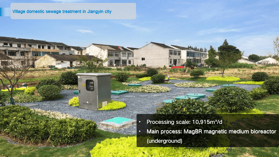 Village Domestic Sewage Treatment in Jiaoyin City