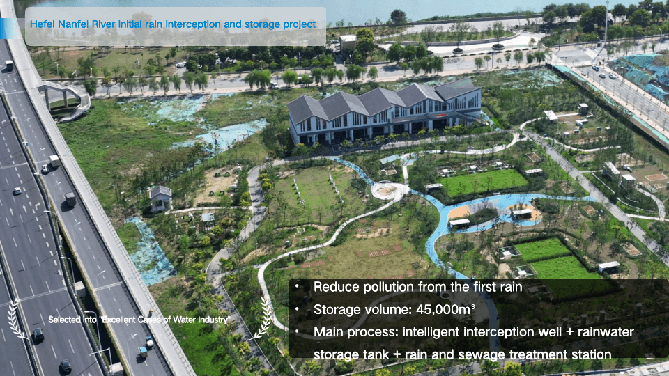 Hefei Nanhu River Initial Rain Interception and Storage Project